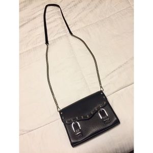 Rebecca Minkoff Black Studded Buckle Crossbody